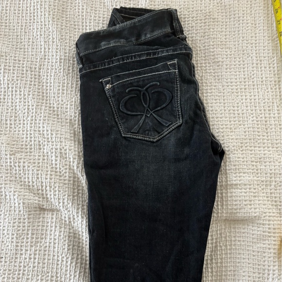 Express Women's Dark Wash Skinny Jeans - Picture 9 of 9